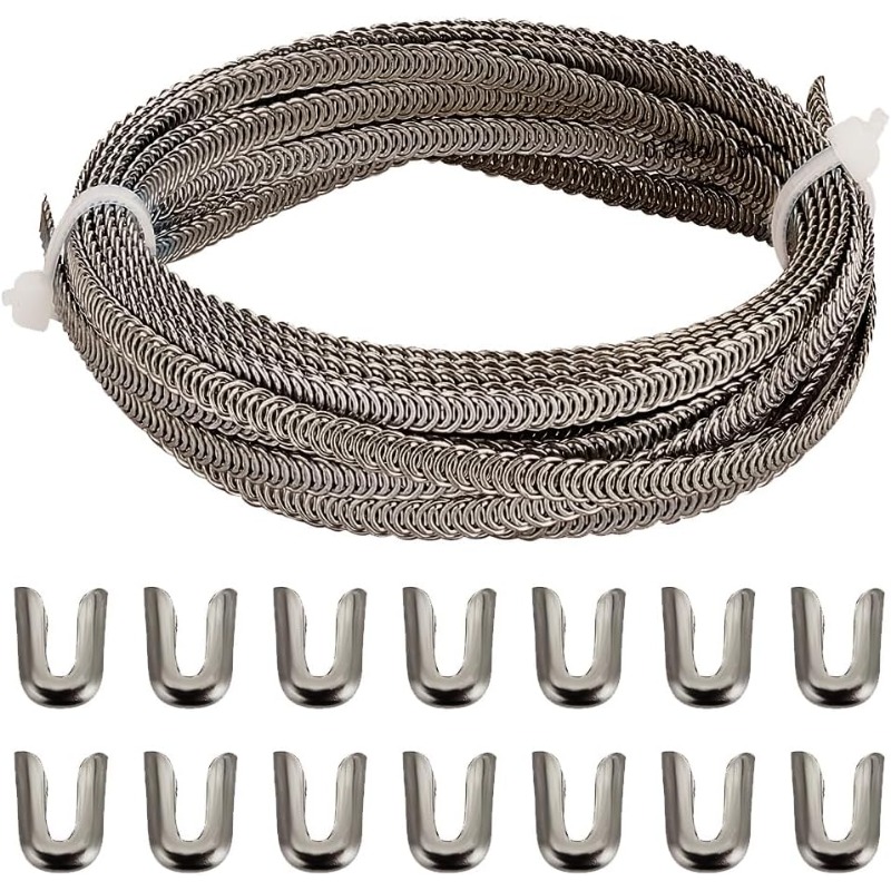 Boning Corset Steel - 5 Yards Spiral Metal Boning Flat