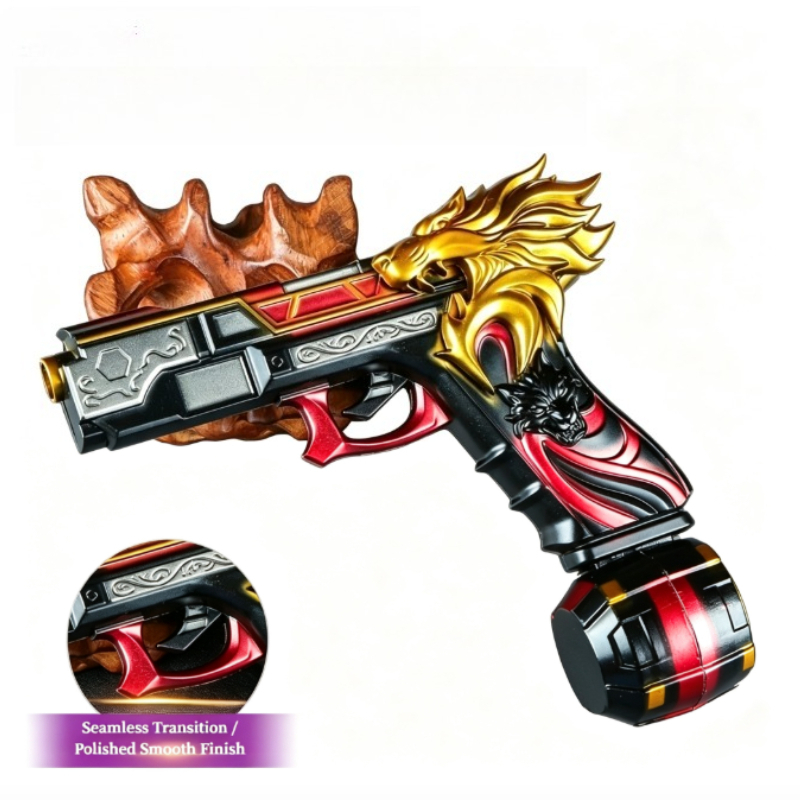 Cosplay Prop Pistol - Alloy Ornament Model, Decorative Pistol Prop,