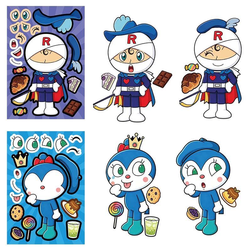 Anpanman collage stickers, cut - Cosplay Prop Diy recension och pris