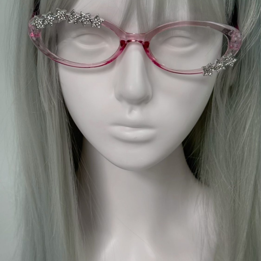 Y2K Star Rhinestone Cat Eye De - Cosplay Floating Prop recension och pris