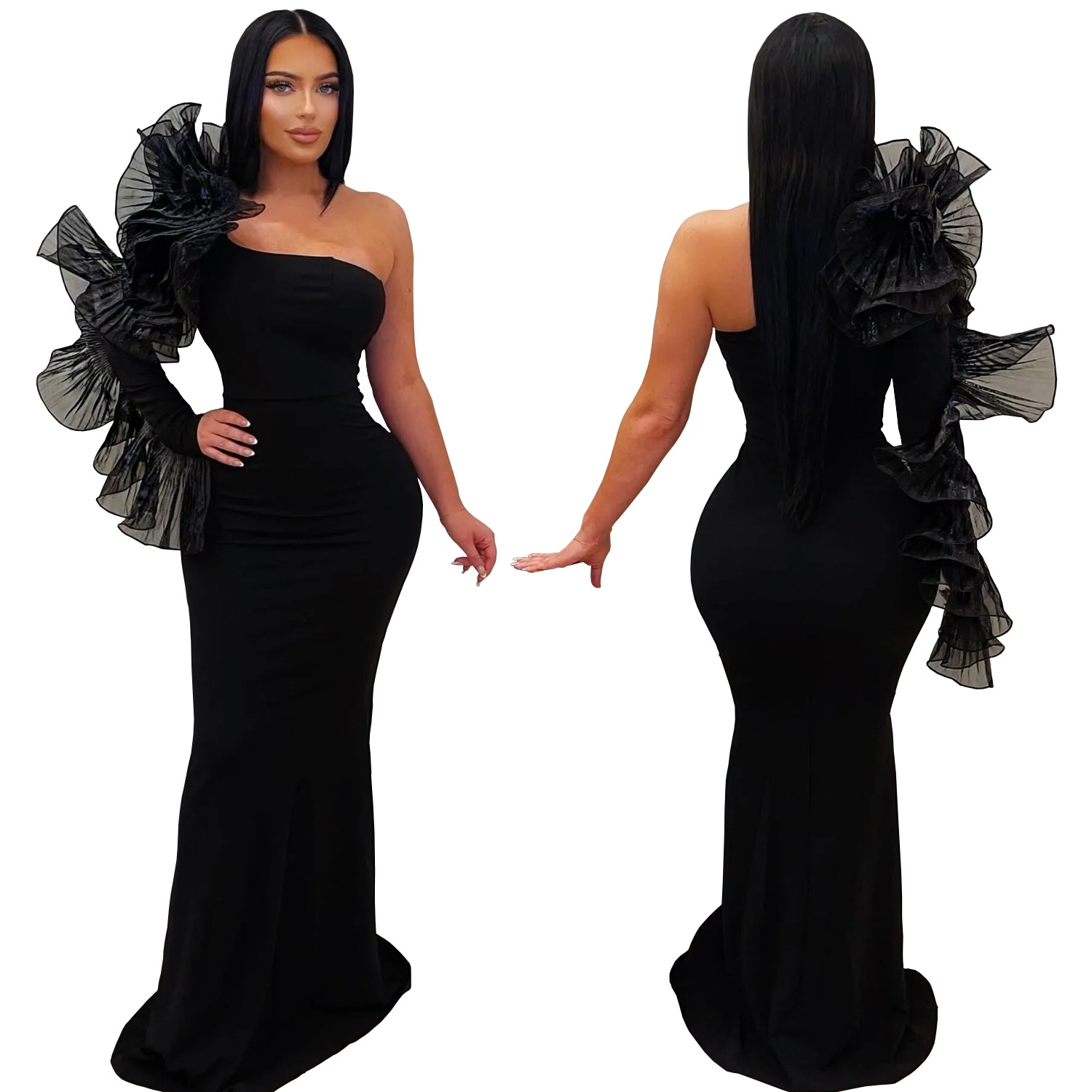 2026 New Black Ruffle Sexy One - Briar Cosplay Prop recension och pris
