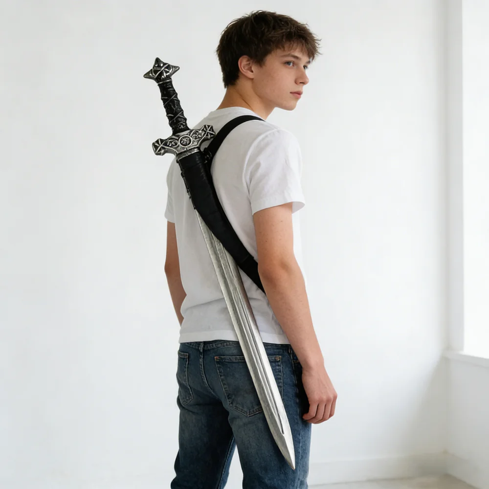 60cm Medieval Knight Sword Ret - Cosplay Prop Dagger recension och pris
