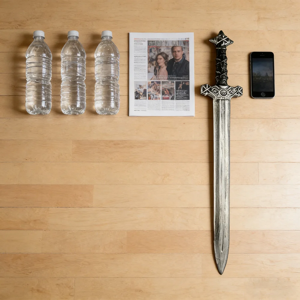 60cm Medieval Knight Sword Ret - Cosplay Prop Dagger recension och pris