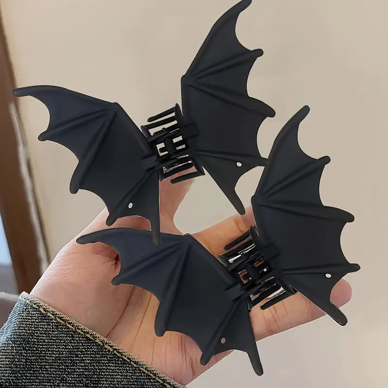 Matte Black Bat Claw Clip Goth - Cosplay Bat Prop recension och pris