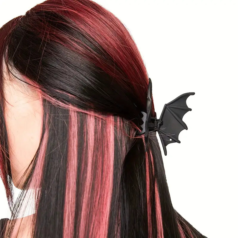 Matte Black Bat Claw Clip Goth - Cosplay Bat Prop recension och pris