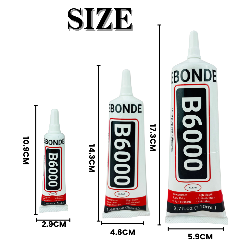 15ML 25ML 50ML 110ML B6000 Cle - Contact Cement Glue recension och pris
