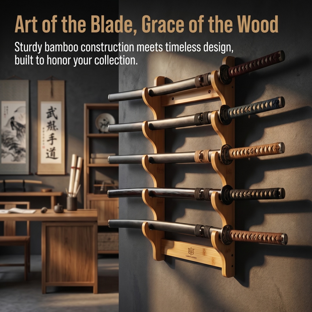 8-Layers Wall Sword Storage Sh - Cosplay Prop Dagger recension och pris