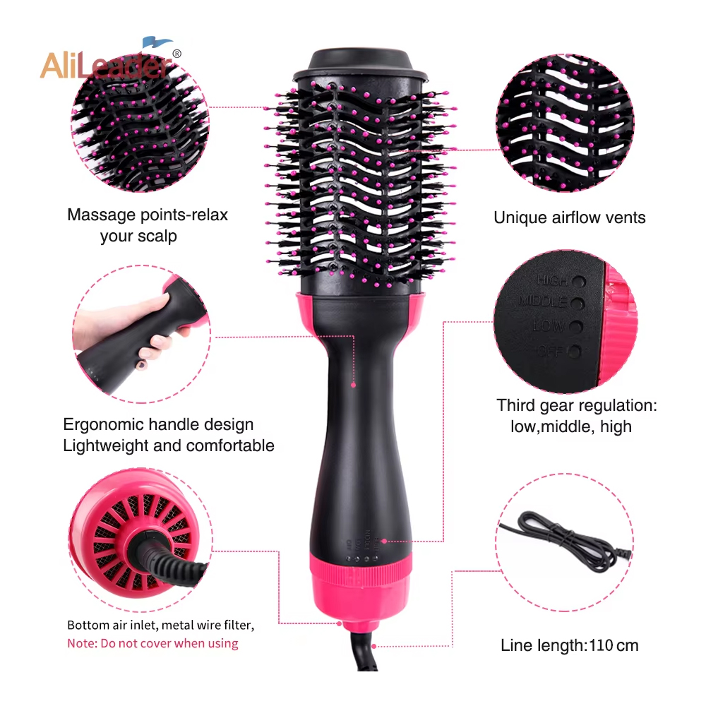 Hair Dryer Brush 4 In 1 One St - Aerith Cosplay Prop recension och pris
