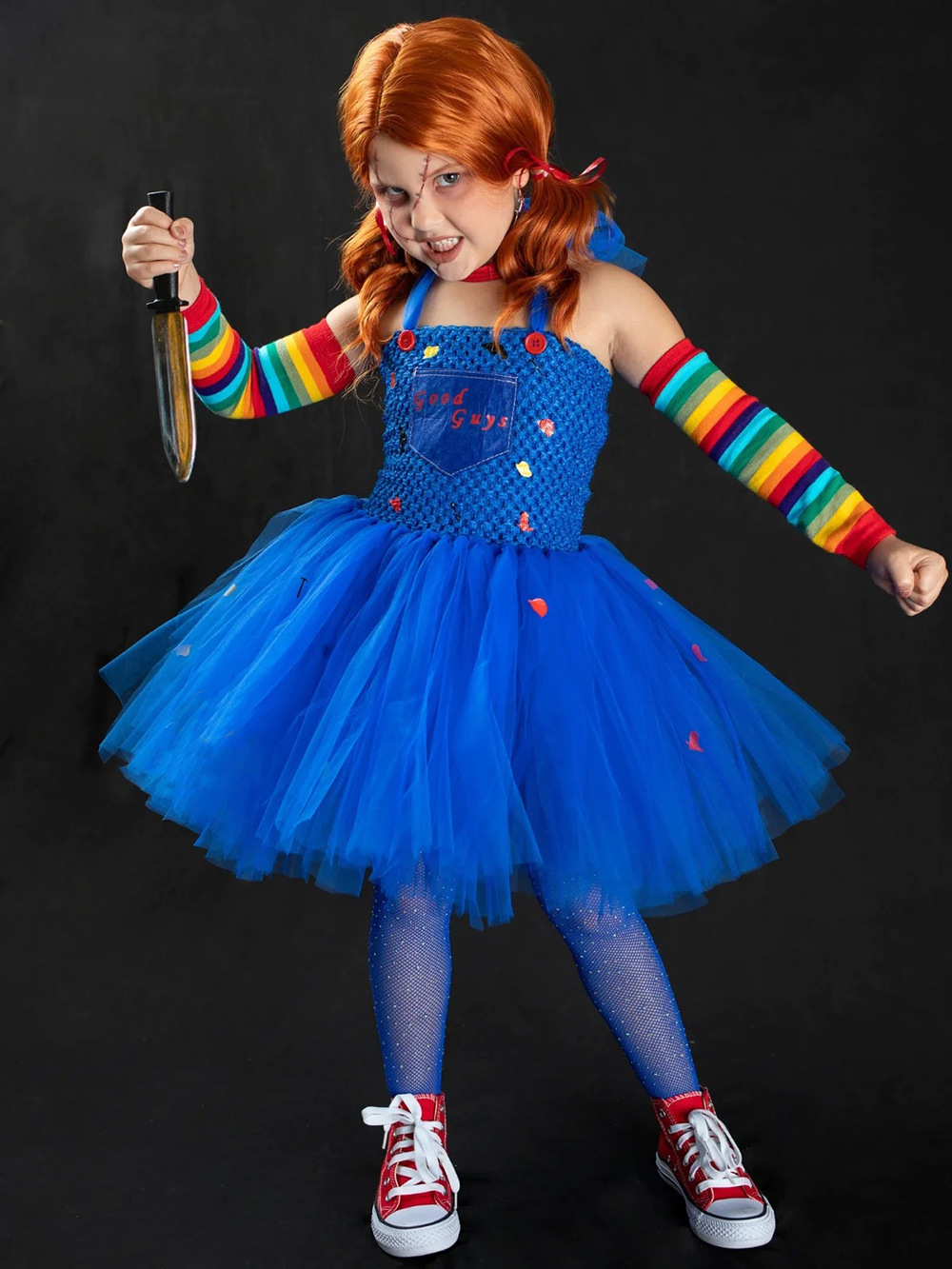 Girls Halloween Scary Doll Cos - Cosplay Floating Prop recension och pris