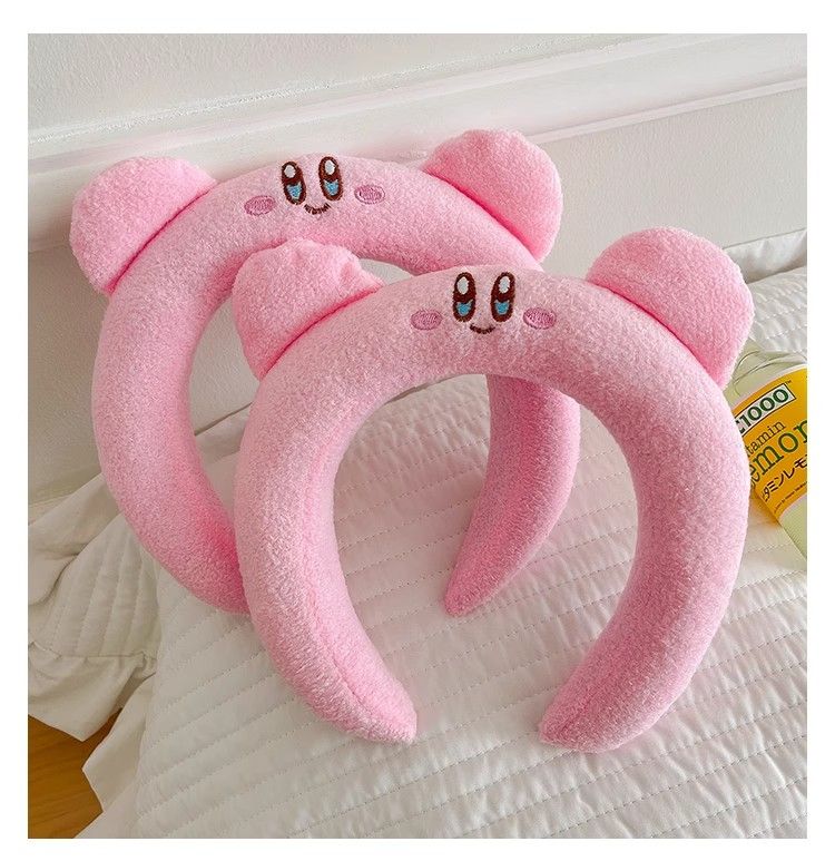 Lovely Pink Kirby Plush Hair H - Cosplay Floating Prop recension och pris