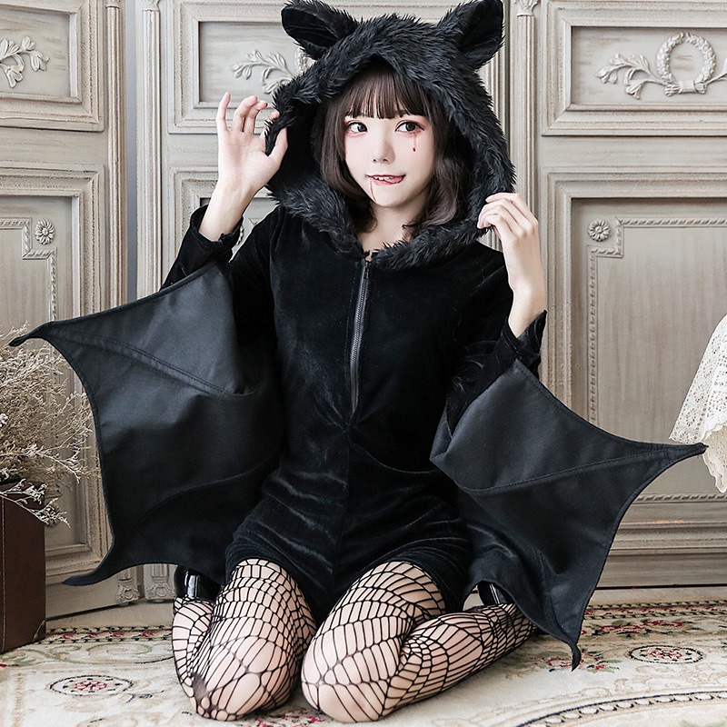Halloween Scary Costume Vampir - Cosplay Bat Prop recension och pris