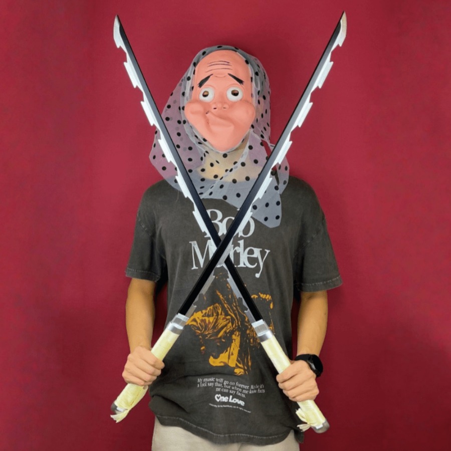 40inch Demon Slayer Inosuke Ka - Cosplay Prop Dagger recension och pris