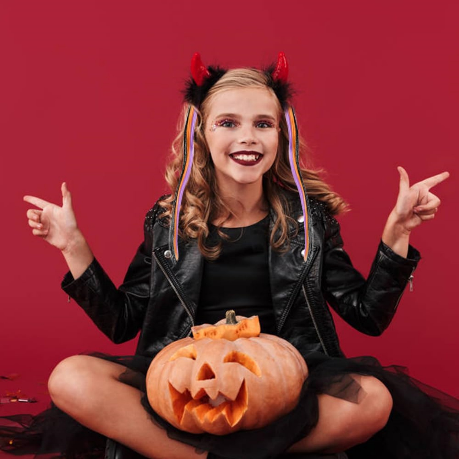 1PC Kids' Halloween Wig Hair C - Cosplay Bat Prop recension och pris